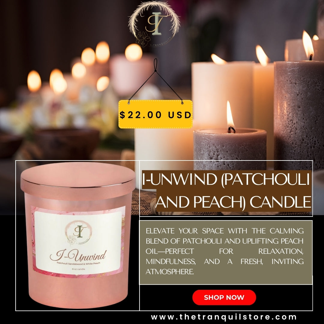 HUNWIND(PATCHOULI AND PEACH)CANDLE