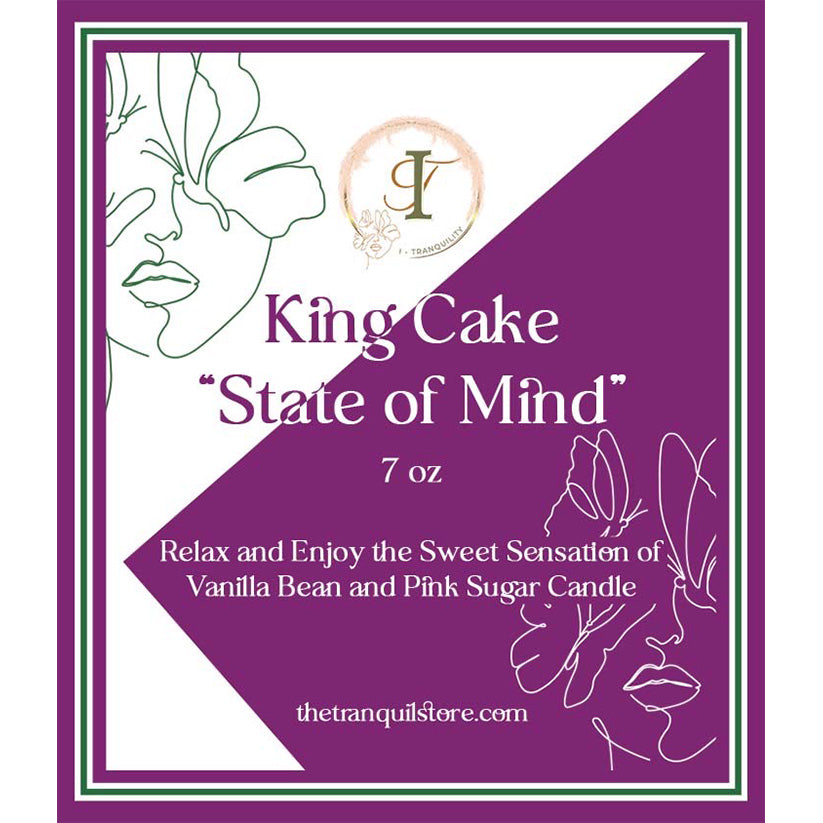 King Cake “State of Mind” Candle